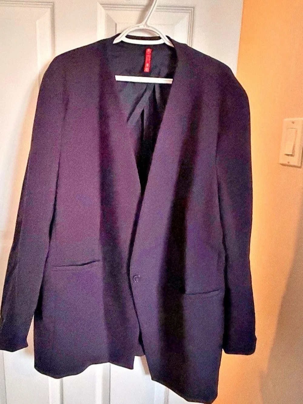 SPANX The Perfect Collarless Blazer Navy 2X